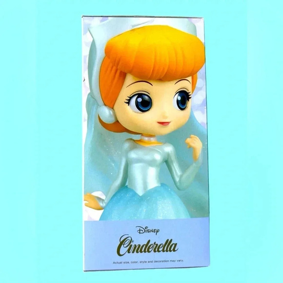Disney x  QPosket - Dreamy Style Glitter Collection - Cinderella - BNIB 🩵🥿 - Picture 3 of 5
